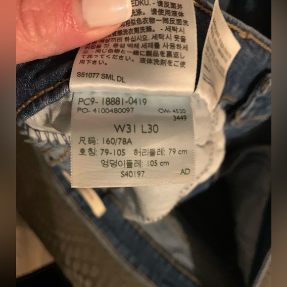 Women’s Levi’s 711 Skinny Jeans, 31x30, NWOT - Picture 9 of 15